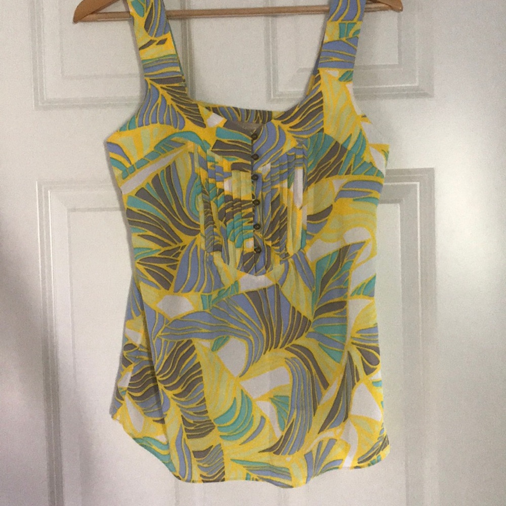 Yellow Floral Tank